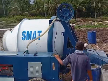 concrete mixer pump in the Philippine